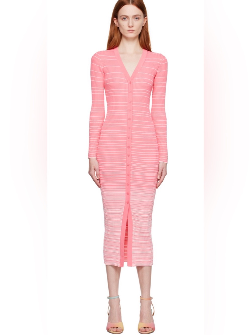 Staud Shoko Ombre Sweater Dress